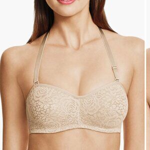 Halo Lace Convertible Underwire Bra (Naturally Nude) (NWT)